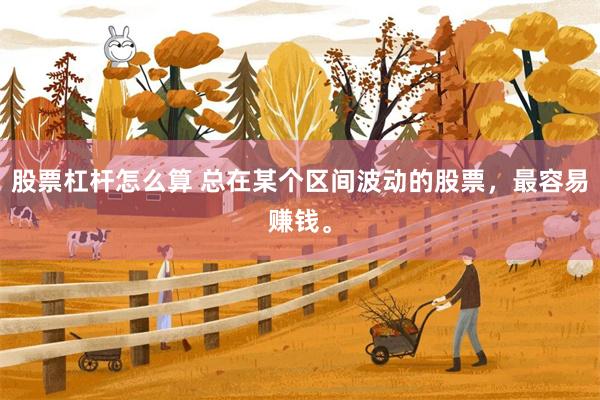 股票杠杆怎么算 总在某个区间波动的股票，最容易赚钱。