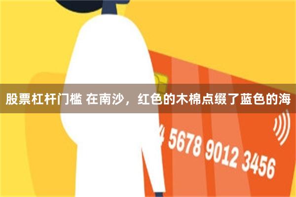 股票杠杆门槛 在南沙，红色的木棉点缀了蓝色的海