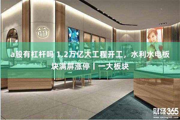 a股有杠杆吗 1.2万亿大工程开工,水利水电板块满屏涨停丨一大板块